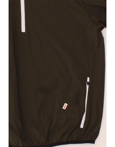 CALVIN KLEIN Mens Golf Hooded Anorak Jacket UK 38 Medium Khaki Polyester CB17 - Picture 4 of 5