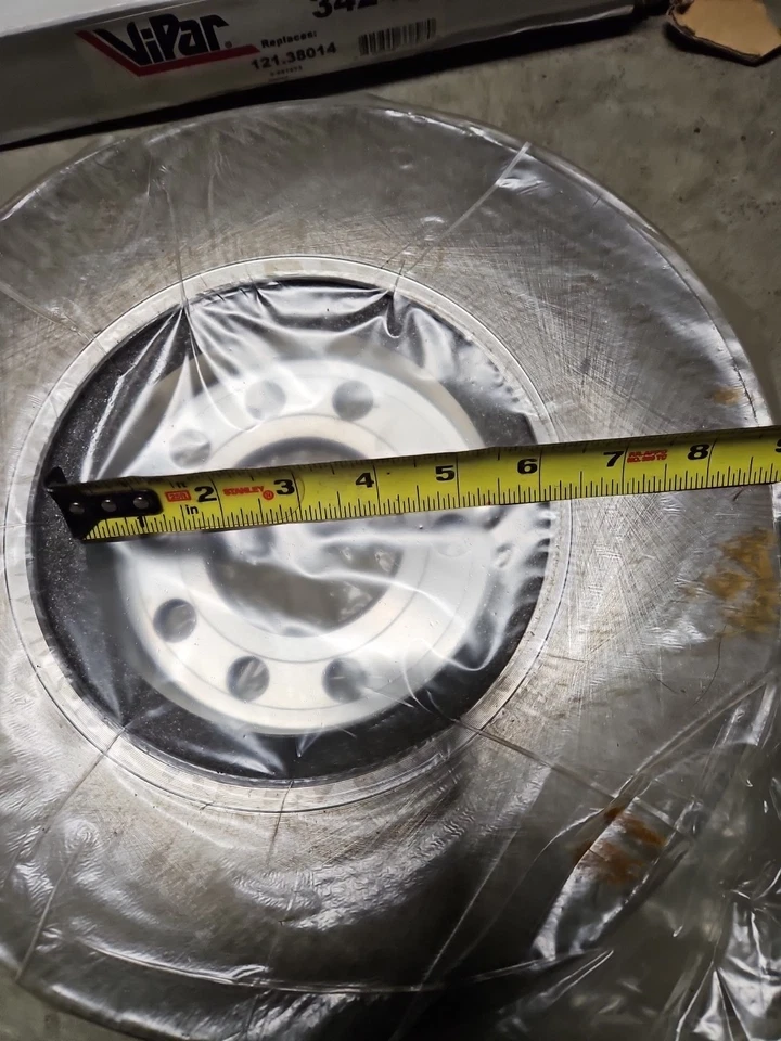 NUEVO Rotor de freno de disco ViPAR 34248 para 99-09 Astra Zafira 12" (1) Foto 4 de 4