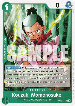 One Piece Kouzuki Momonosuke (OP01-041) (V.1) UP Rare Englisch NM