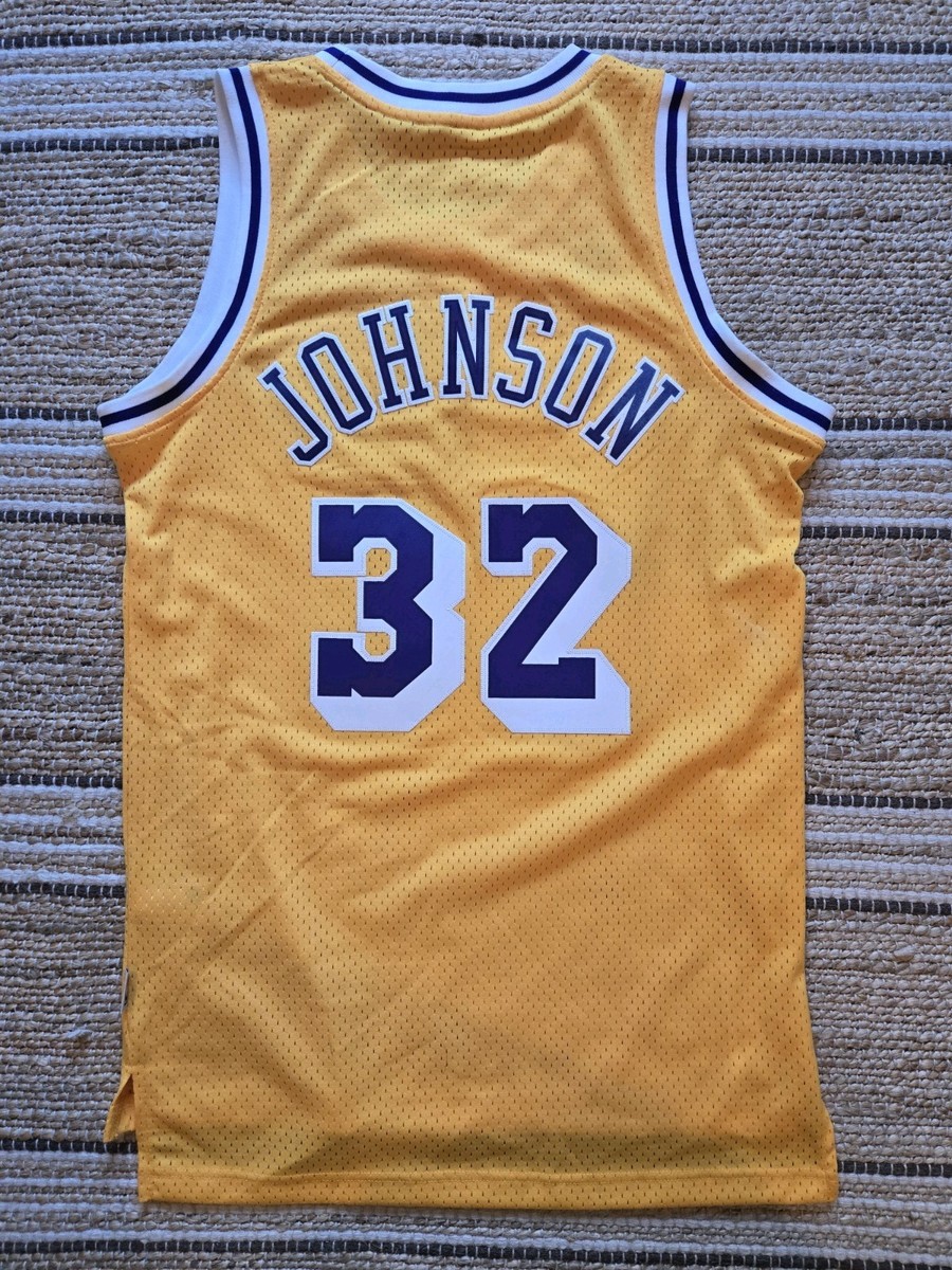 100% Authentic Magic Johnson Vintage style Adidas Lakers
