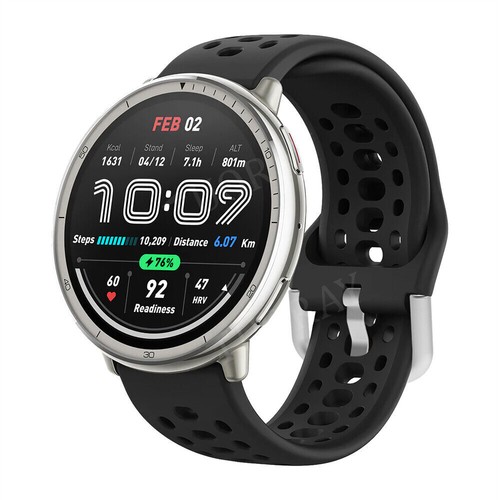 For Amazfit Active 2 Bip 3 Pro Lite GTS 2 2e 3 4 Mini Silicone Watch Band Strap - Picture 22 of 61