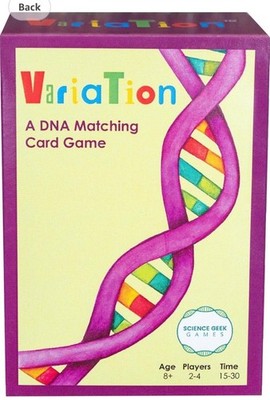 Variation A DNA Matching Card Game Genetic Lang. Of Living Things Using Alphabet