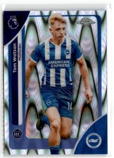 2026 Topps Chrome Premier League RayWave Refractor Tom Watson #44 RC Brighton &