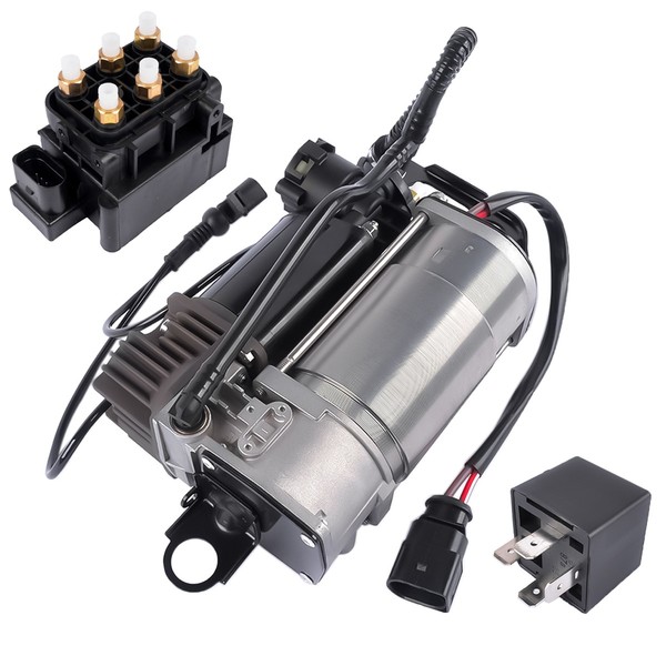 Kompressor Luftfederung + Ventil FüR Porsche Cayenne Audi Q7 3.0 Tdi 4L0698007-image