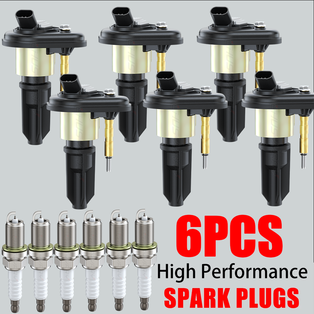 UF-303 Ignition Coil for Chevy Trailblazer GMC Canyon Hummer H3 3.5L C1395 6 pcs
