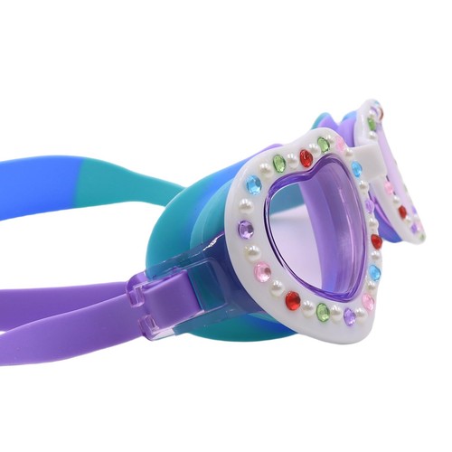 Niedliche Cartoon Herzform Schwimmbrille Kein Auslaufen Anti-Beschlag UV-Schutz Schwimmen... - Bild 6 von 8