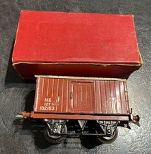 Hornby O Gauge  NE 12T No 1 R162 Goods Cattle Truck Wagon Boxed