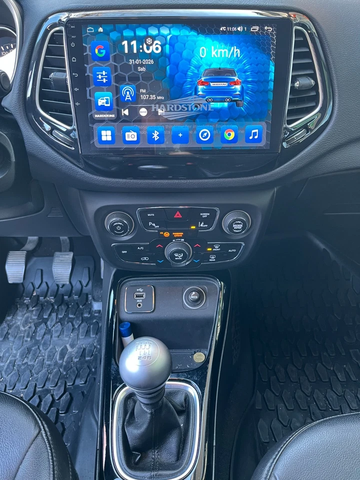 Autoradio Android 10 " Touch GPS Navigator Carplay Jeep Compass 2015-2022 2 din - Photo 4/4
