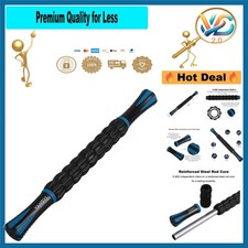 Muscle Roller Stick for Athletes Body Massage Myofascial Release Blue