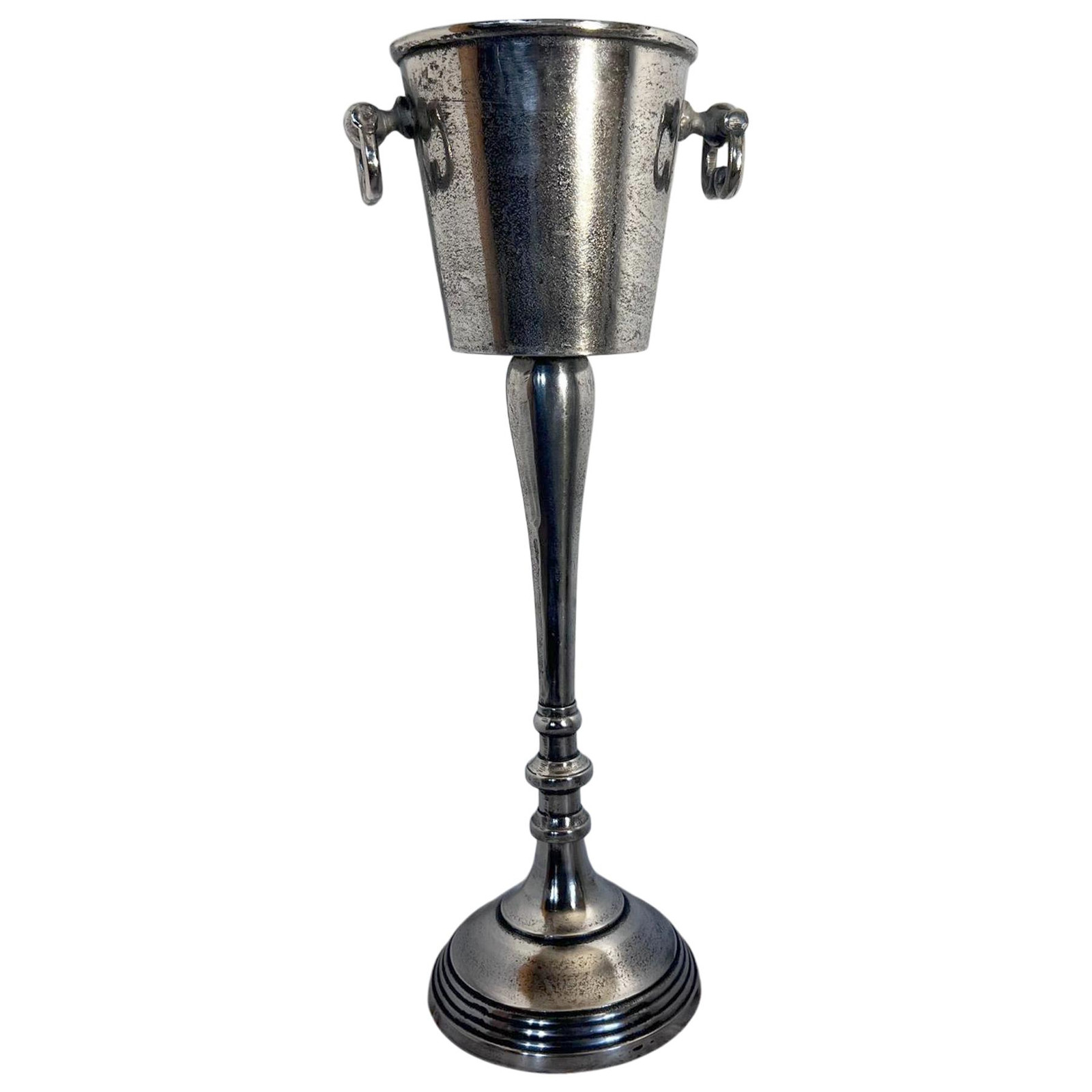 Floor Standing Champagne Wine Cooler Bucket with Distressed Finish