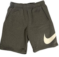 NWT Nike Men's Gray Athletic Shorts Elastic Waist Drawstring Pockets Small