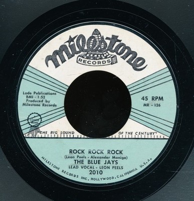 45bs-R&B vocal group-MILESTONE 2010- Blue Jays w/ Leon Peels