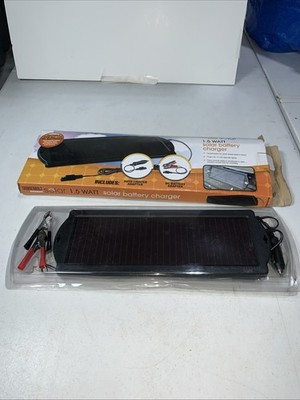 Thunderbolt Magnum Solar 1.5 Watt Solar Battery Charger Suitable For All 12V DC