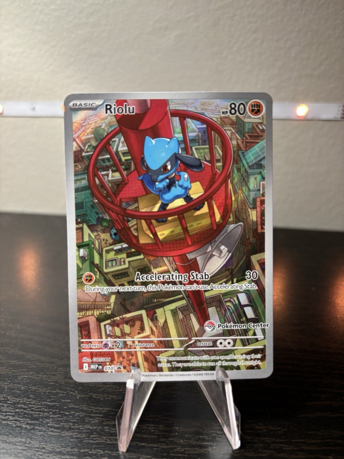 Riolu 010 Me: Mega Evolution Promo Holo Exclusive - POKEMON CENTER