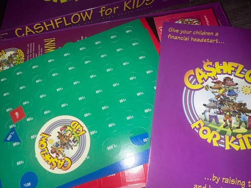 Rich Dad Cashflow For Kids Board Game 101 Investing EXCELLENT CONDITION 100% - 第 2/2 張圖片
