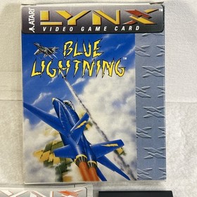 Blue Lightning Atari Lynx Complete With Manual And Box