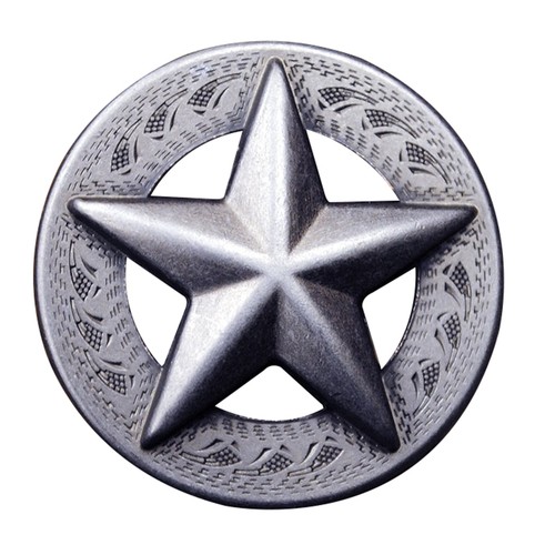 29HS Hilason Embossed Texas Star Concho Saddle Headstall Tack Bling Cowgirl - Picture 2 of 4