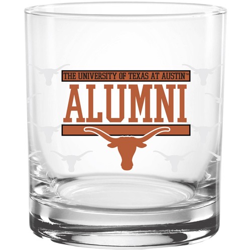Texas Longhorns 14oz. Repeat Alumni Rocks Glas