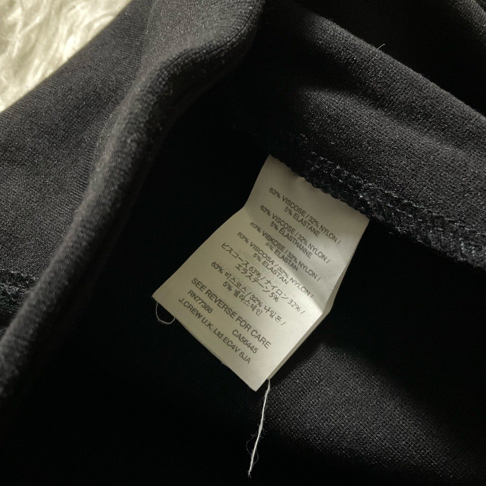 J CREW PIXIE MATERNITY BLACK 4S - image 3