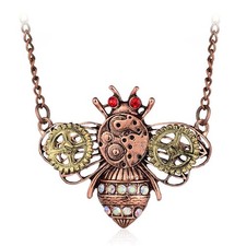 Steampunk Gear Pendant Necklace for Women Personalized Punk Vintage Gothic Lo...