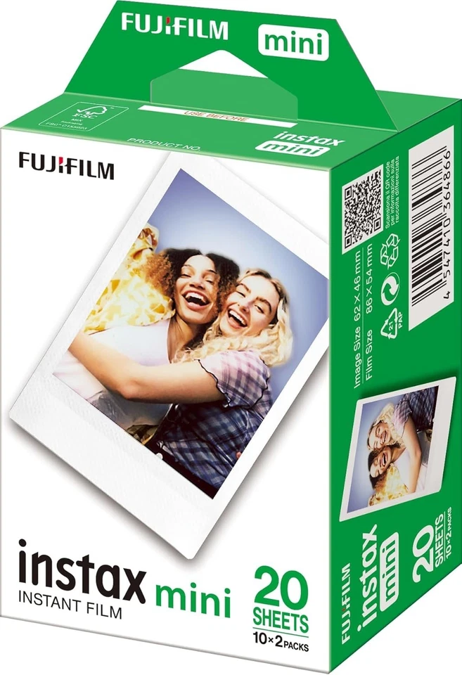 Fujifilm 16386016 Instax Mini Film Pellicola Istantanea per Fotocamere 20 Foto - Immagine 2 di 2