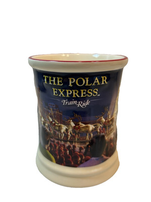2025 The Polar Express Train Ride 3D Raised Ceramic Hot Chocolate Mug
