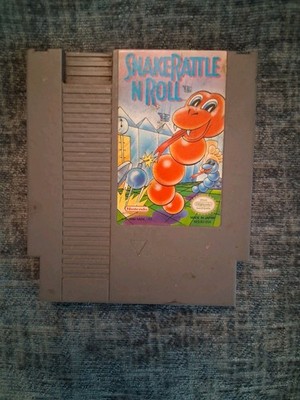 Snake Rattle 'n' Roll (Nintendo Entertainment System, 1991) Game Only. 