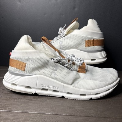 New Cloud Shoes Cloudnova Men's Running Sneakers White Pearl: US 11