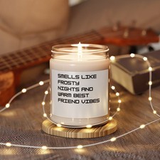 Christmas Candle Gift Best Friend Funny Quote Sister Mom Dad Present