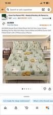 Cute Duck Sheet For Full Bed With Two Pillowcases 51x75