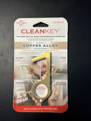 Original CleanKey KeySmart Copper Alloy Keytouch New Sealed Clean Key