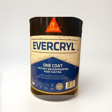 5L Evercryl One Coat Instant Waterproofing RoofCoating Grey One Coat Application