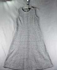 J Crew Sweater Dress Womens 12 Gray Sleeveless ALine Jersey Knit Cozy