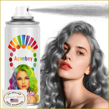Temporary Gray Hair Color Spray Washable Hairspray Halloween Cosplay Party Fun