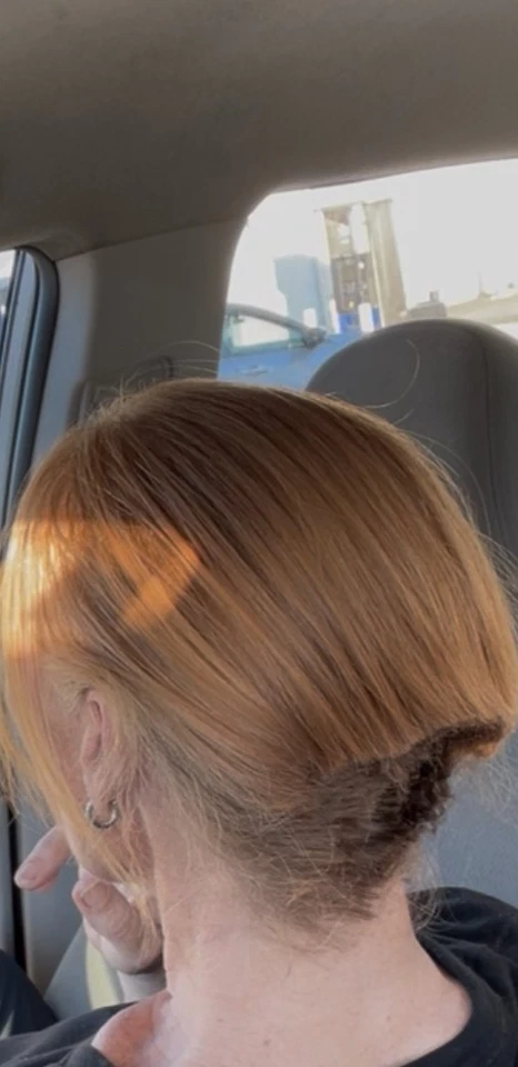 Свежая стрижка толстый Virgin рыжие волосы хвост! - Изображение 2 из 4