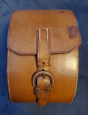 Vintage Leather Case Military Equestrian Equipment for Belts or Brushes