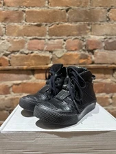 Boris Bidjan Saberi Mainline Perforated Leather Mid-Top