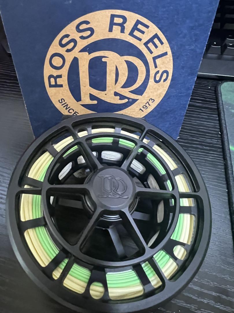 RossReels Evolution R Salt 9/10 おまけ付き RossReels Evolution R Salt 9/10 with bonus Fly Fishing Reel
