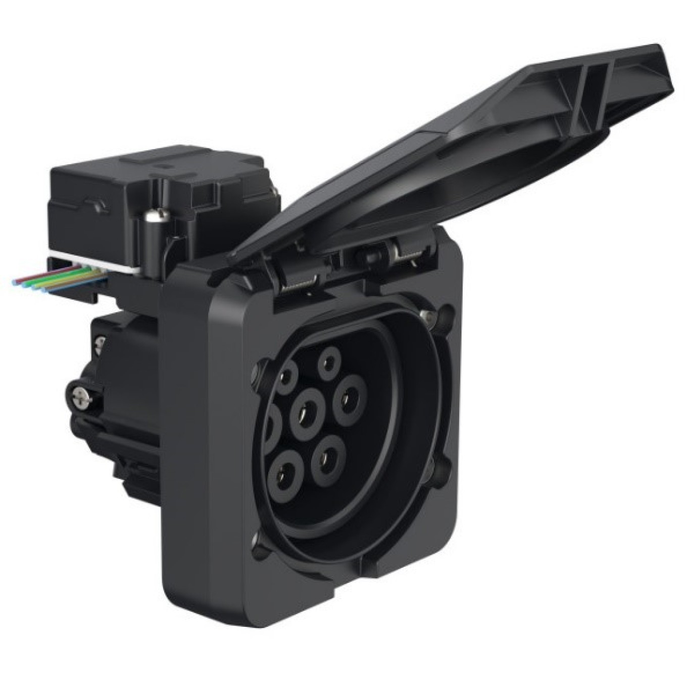 Type2 Sign Socket for Charging Vehicles e325-f