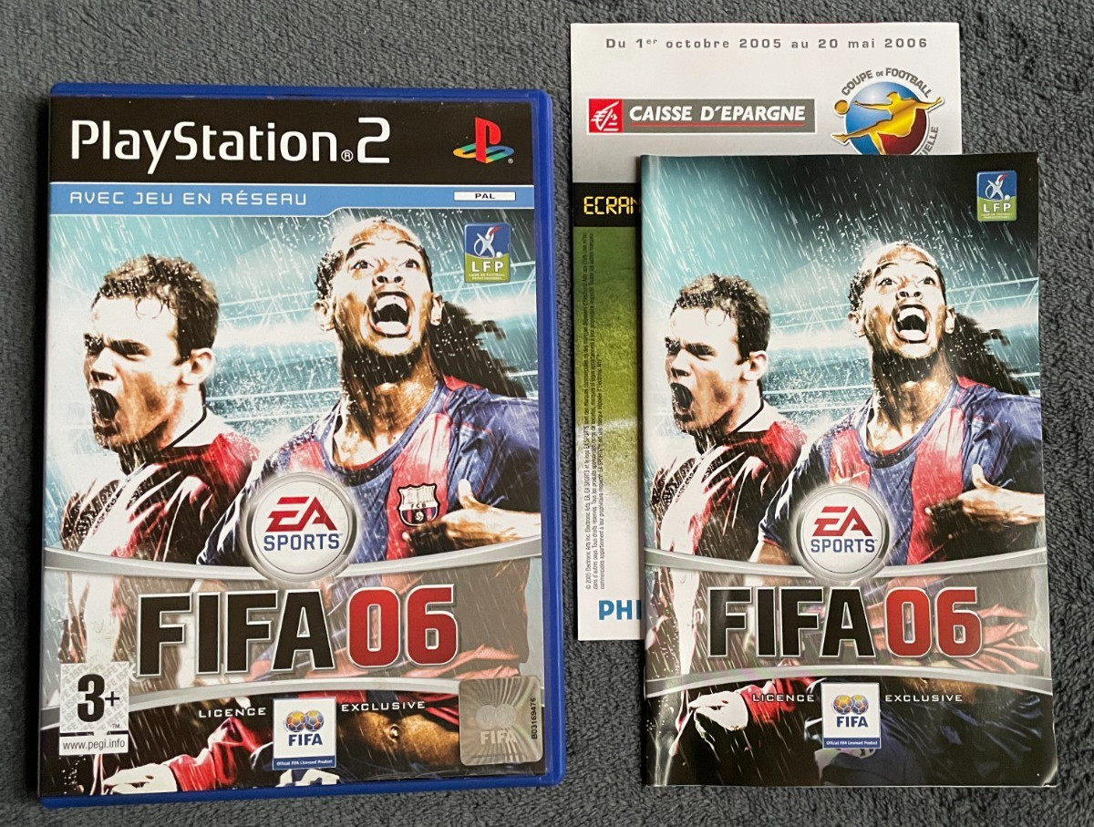 FIFA 06 complet sur Playstation 2 PS2 - FR cd TBE