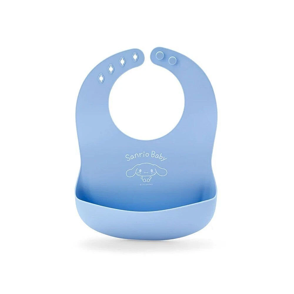 Sanrio Cinnamoroll Baby Silicone Bib Waterproof, Soft, Unisex, 10-72 Months Gift