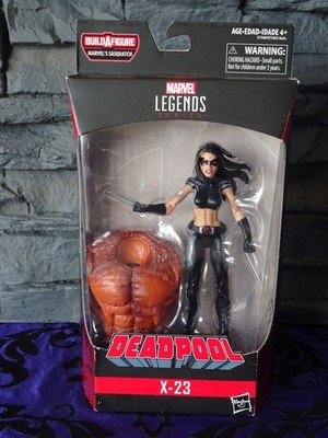 Hasbro Marvel Legends Deadpool X-23 Build A Figure Sasquatch