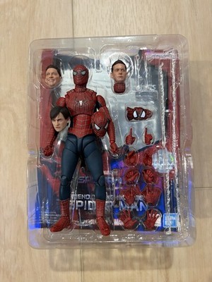 S.H.Figuarts Friendly Neighborhood Spider-Man Action Figure SHF W/ CUSTOM HEADS!