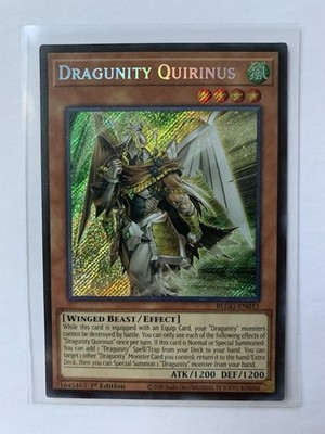 Yu-Gi-Oh! Dragunity Quirinus - BLGG-EN011 - Secret Rare - Glorious Gallery - NM