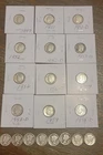 (20) Assorted Circulated Roosevelt Silver Dimes & Mercury Silver Dimes FREE SHIP
