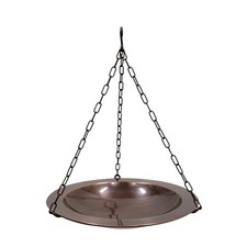 18" Classic Copper Hanging Birdbath