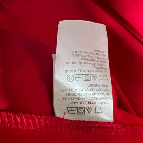 Graver Susan Graver Red Zip Up Blazer Jacket with Cuffed Sleeves Size XS - Picture 4 of 8
