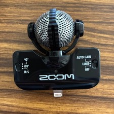 EXCELLENT ZOOM IQ5 Stereo Microphone for iOS Devices iPhone Microphone Used