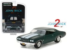 1970 Chevrolet Chevelle SS 396 Green with White Stripes "John Wick: Chapter 2"