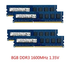 32GB 16GB 8GB 4GB DDR3L 1600MHz 1.35V DIMM Memory Desktop PC RAM For SKHynix LOT